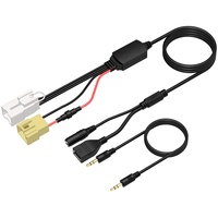 Adaptateur audio stéréo pour voiture CHELINK avec câble AUX, connecteur USB et prise d'entrée auxiliaire 3,5 mm pour Ford Falcon Territory