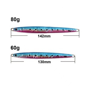 Señuelo de Pesca Luminoso UV de Metal, 60g 80g, para Lubina, Pesca en Río y Lago, Jigging desde Barco - Product Image 4