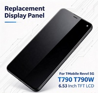 Écran LCD de remplacement pour Tt Mobile REVVL 5G T790W T790, assemblage d'écran tactile TFT de 6,53 pouces pour la réparation de téléphones (approvisionnement pour ateliers)