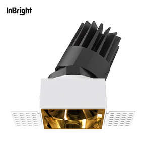 Plafonnier LED COB carré sans cadre, double tête, 2x8W, 2x18W, 2x25W, étanche IP65, <span class=keywords><strong>anti</strong></span>-éblouissement, pour hôtel et usage industriel - Product Image 5