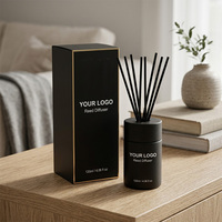 Diffuseur de parfum en bambou vert 120ml, senteur florale boisée avec Ylang Ylang et bois de santal