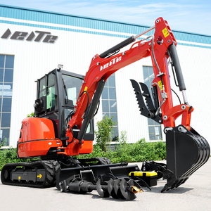 Mini Excavadora Europea de 3.5 Toneladas con Envío Gratuito, Motor 1 2 3, Retroexcavadora Pequeña con Brazo Articulado, Certificación CE EPA, para Jardín, Granja y Hogar - Product Image 1