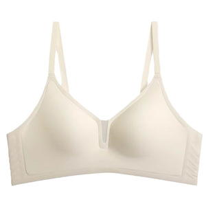 Ropa interior sin costuras de copa fija de estilo fino, pecho grande, sujetador de mujer antiflacidez de realce más pequeño - Product Image 6