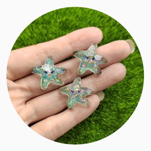 New Assorted Ocean Sea Animal Flatback Resin cabochon Mini Sea Shell Conch Starfish Crab Octopus Dolphin Crafts For Party Decor - Product Image 4