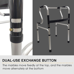Custom Medical Hospital Aluminium Adults Seniors Elderly Upright <strong>Walker</strong> Rollator Folding Frame <strong>Seat</strong> Walking Aids <strong>for</strong> Disabled - Product Image 5