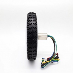 Hub Motor 8.0 Inch Brushless 36V Waterproof Rear <b>Wheel</b> Electric Bicycle Motor Wiring Connector <b>Plastic</b> <b>Wheel</b> - Product Image 1