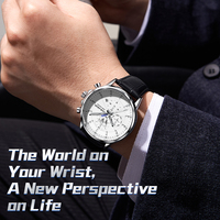 Reloj de Pulsera Mecánico Automático LOUIE JUELEN para Hombre, de Lujo, en Acero Inoxidable, 42.5mm, con Esfera Luminosa y Resistente al Agua