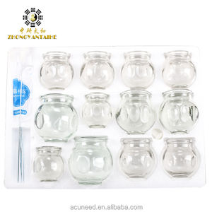 Pompe de thérapie avec ventouses en verre, aspiration sous vide, 19 tasses, ensemble de tasses à feu, pot traditionnel chinois, thérapie de <span class=keywords><strong>Massage</strong></span> corporel - Product Image 1