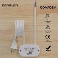 Interruptor Táctil LED de Madera de Alto Voltaje CA 110V 220V FANGYAN, Interruptor de Superficie Oculto para Luces de Muebles Inteligentes