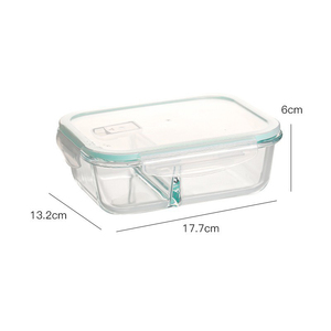 Round square Glass Lunch Box Can Be Microwave Heated Special <strong>Bowl</strong> Office Food Grade Fresh-keeping Bento Lunch Box <strong>with</strong> <strong>Lid</strong> - Product Image 6