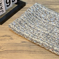 Vente chaude Nouveau Pardessus Tweed Tissu Haute Qualité Fil Teint Polyester Tissé Tweed Tissus En Gros
