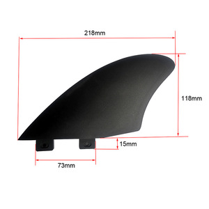 Ailerons de surf Keel2 4.6 pouces, base Future, pour eaux océaniques, en matériau PP - Product Image 4