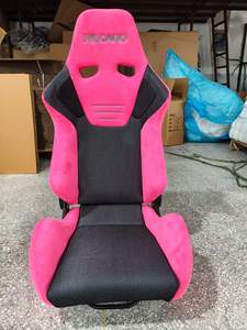 Siège sport style <span class=keywords><strong>RECARO</strong></span> SR-7 KK100, rouge et noir en suède, inclinable, siège baquet de haute qualité, sièges de course modifiés - Product Image 4