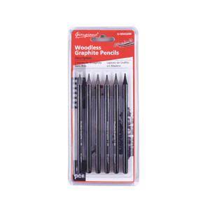 Set di Matite Professionali per Schizzi Artistici Giorgione, 6 Pezzi in Legno con Carboncino e Matite in Grafite HB 2B 4B 6B <span class=keywords><strong>8B</strong></span> EE, Confezione Blister - Product Image 2