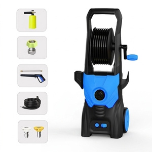 Nettoyeur haute pression 2000 PSI pour usage domestique avec certification UL <span class=keywords><strong>CE</strong></span> GS 120 bars, idéal pour le nettoyage des voitures, allées, patios et murs - Product Image 1