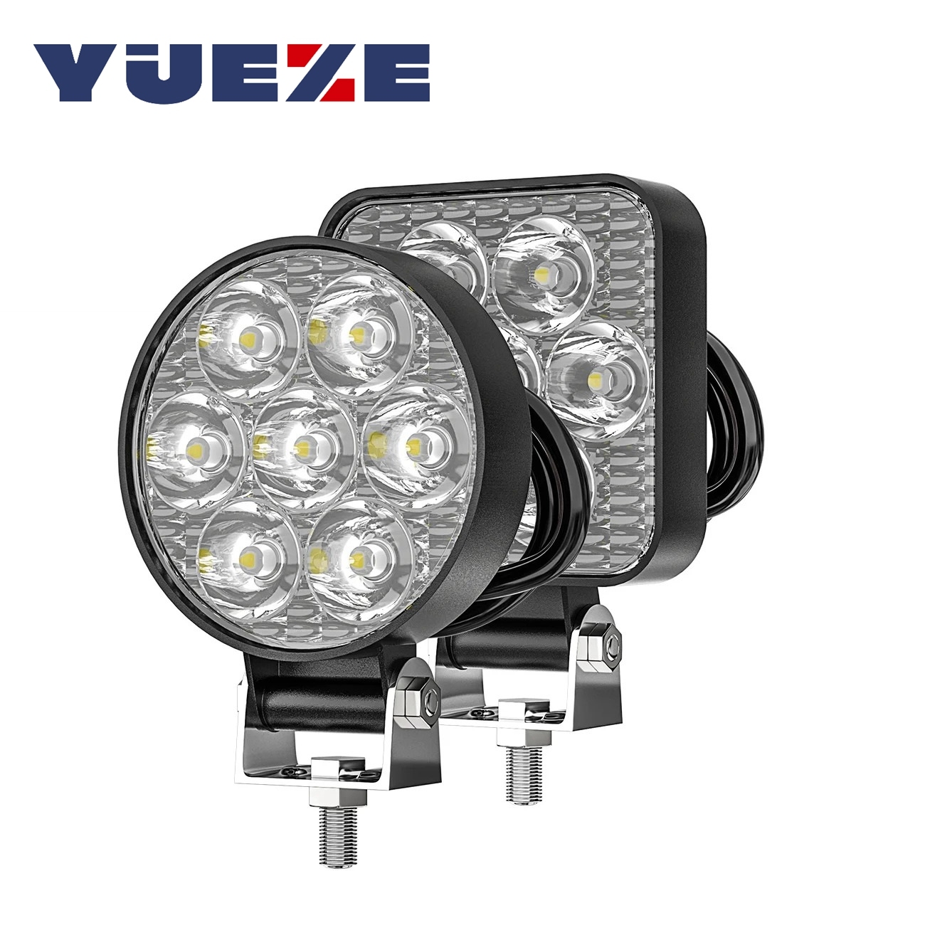 Car LED Bar Worklight 21W Offroad Work Light 12V Auto Light Fog Lamp off Road 4x4 LED Tractor Spotlight for Truck ATV 4 24V