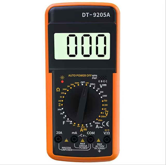 DT9205A High Precision Electronic Digital Burn Belt Automatic Shutdown Multimeter