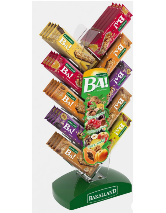 Custom Made Metal Wire Cereal Display Candy Snack Display Stand Chocolate Display Rack for Wall Fixing Retail Shop — view 2