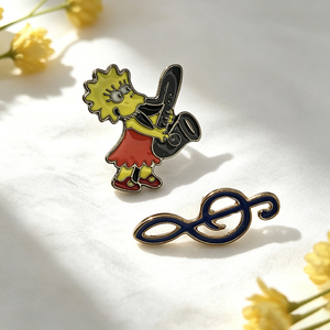Pins en émail et badges métalliques style rétro skate urbain avec texte motivant, pour la décoration quotidienne des tenues des jeunes, vente en gros - Product Image 3