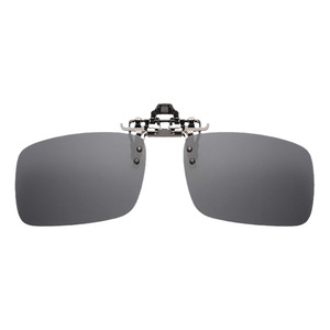 Polarized Clip-On Sunglasses Metal <b>Frame</b> Resin Lens UV400 Light Weight Unisex For Day And Night Use - Product Image 2