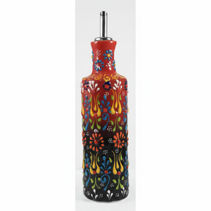 Bouteille d'huile d'olive en céramique pour verser et ranger Outil de tournage élégant pour la cuisine - Product Image 2