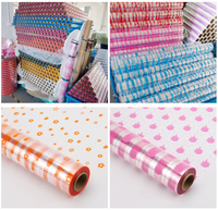 Verpakkingsfolie Bedrukte Transparante Cellofaan Papierrol Waterdichte Inpakpapier voor Bloemboeketten en Cadeauboxen Op Maat
