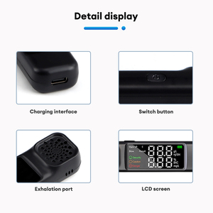 Độ chính xác cao nồng độ cồn Detector xách tay rượu cụ để kiểm tra say rượu lái xe thổi rượu Tester - Product Image 5