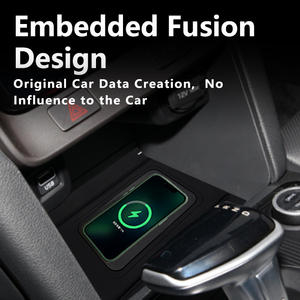 Chargeur sans fil Qi pour voiture Hyundai IX35 2020-2022, plaque de charge rapide pour téléphone portable, adaptateur, modification intérieure, pièces automobiles - Product Image 2