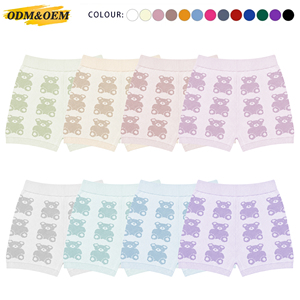 JMSWEATER Pantalones Cortos Casuales de Punto para Mujer, Diseño Jacquard 100% Algodón, Pantalones Cortos de Punto para Chica - Product Image 4