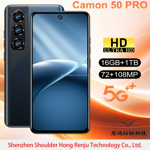C50 16G+1TB Android 15 7.3 Inch Global 5G LTE Bands Al Scene Recognition Perforated Screen 2026 Latest Wholesale Price in Stock