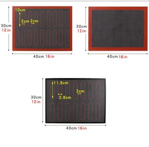 <span class=keywords><strong>Tapis</strong></span> de cuisson en <span class=keywords><strong>silicone</strong></span> perforé <span class=keywords><strong>Tapis</strong></span> <span class=keywords><strong>Eclair</strong></span> pour la cuisson à la vapeur pour feuille de cuisson demi-taille - Product Image 3