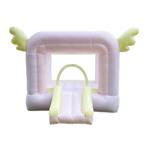 Château plein d'entrain portatif matériel de PVC de rose de trampoline gonflable extérieur de château plein d'entrain - Product Image 5