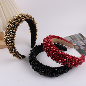 Cerchietto con Perle all'Ingrosso, Accessorio per Capelli di Lusso con Fermaglio per Donne e Ragazze, per Matrimoni e Feste - Product Image 2