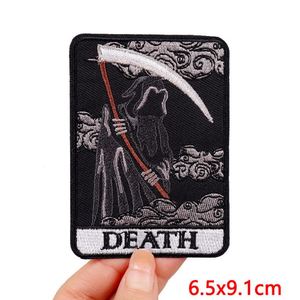 Patchs de cartes de tarot, patchs brodés personnalisés avec logo DIY pour vêtements, patchs thermocollants style western - Product Image 4