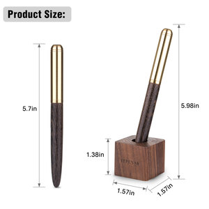 Madera de sándalo, madera de la pluma personalidad creativa regalo pluma - Product Image 5
