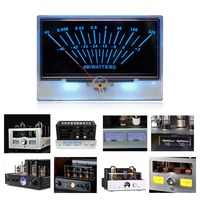 VU Meter Penunjuk P-134, dengan Lampu Latar Praktis Indikator Level Kepala Spektrum Audio Presisi Tinggi Power Meter Digital