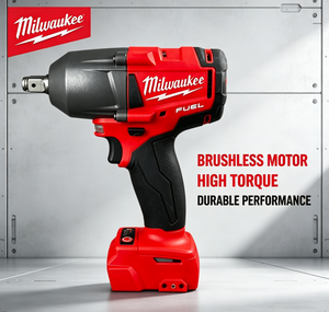 Oferta Especial: Llave de Impacto <span class=keywords><strong>Milwaukee</strong></span> <span class=keywords><strong>M18</strong></span> FUEL de 1/2 Pulgada, Alta Potencia, Motor de Bobinado de Cobre Puro, <span class=keywords><strong>Pistola</strong></span> de Impacto Eléctrica para Desmontar Neumáticos de Automóvil - Product Image 1