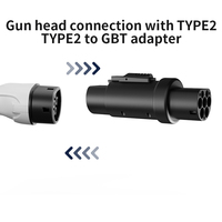 Adaptateur EV de type 2 à GBT 32A, nouveau, étanche IP54, convertisseur de charge de véhicule électrique, prise de chargeur AC