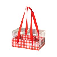 Boîte cadeau de Noël du Nouvel An pour gâteau d'anniversaire, pâtisserie, biscuits, boîte cadeau de fête