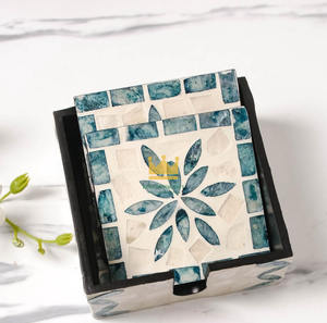 Posavasos Cuadrados de Ratán Modernos, Ecológicos y Hechos a Mano, Diseño Variado, Vajilla para Restaurante, Mesa de Café, Económicos - Product Image 1