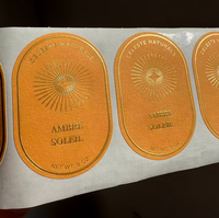 Étiquettes de bouteille de vin personnalisées de luxe en relief 3D avec feuille d'or, impression vinyle, autocollants texturés haut de gamme pour emballages de marques haut de gamme