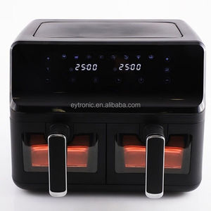 Nueva Freidora de Aire de Doble Cesta de 8L y 9L con Dos Zonas de Cocción y Control Separado, Zona de Horno Mate, Freidora de Aire de Doble Compartimento - Product Image 6