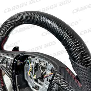 <span class=keywords><strong>Volant</strong></span> sport en fibre de carbone <span class=keywords><strong>et</strong></span> daim noir sur mesure haut de gamme pour Holden VF - Product Image 5