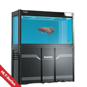 אקווריומים של SUNSUN, זכוכית שקופה במיוחד, תאורת לד, מיכלי גידול דגים, מערכת סינון ותאורת אקווריום - Product Image 3