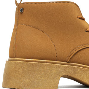 Nouvelle botte de <span class=keywords><strong>moto</strong></span> décontractée de haute qualité porte quotidiennement des chaussures de cheville bon marché et agréable à gros orteil plate-forme de sécurité à talons pour hommes à bas prix - Product Image 6