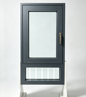 Project Outward Open Aluminum Casement Window Double Glazed Windproof Dustproof