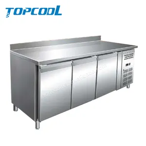 Topcool Commercial Restaurant Unter Theke Kühlschränke Kühlschrank Tisch Pizza Prep Gefrier schrank Display Salat Bar Theke