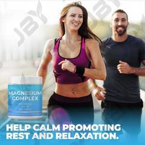 JBY OEM/ODM Fabrication de produits de marque privée Fournisseur de poudre de magnésium apaisante Aide à la relaxation du corps et des sentiments Compléments nutritionnels sportifs - Product Image 5