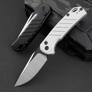 Couteau pliant multifonctionnel personnalisable en acier inoxydable KS, pour la survie en plein air, le camping, la bricolage, avec manche en alliage d'aluminium de qualité HK - Product Image 5