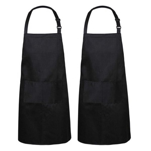 Tabliers à <span class=keywords><strong>bavette</strong></span> <span class=keywords><strong>sans</strong></span> manches durables 6.4 OZ-100% Polyester filé de filament 300D X 12S <span class=keywords><strong>Tablier</strong></span> de <span class=keywords><strong>cuisine</strong></span> de chef avec/<span class=keywords><strong>sans</strong></span> poches - Product Image 3